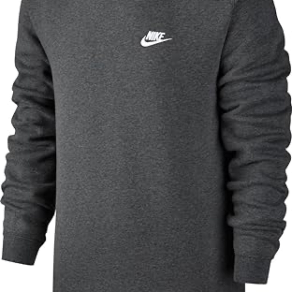 Nike Men's Sportswear XL Crew Charcoal Sweater